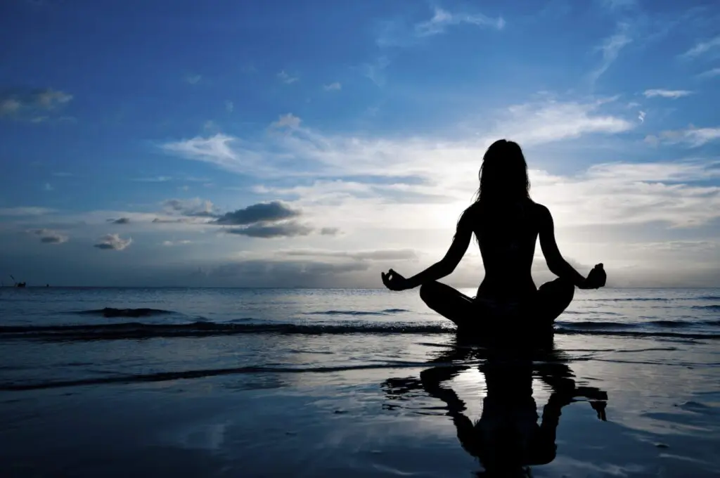 private yoga meditation session